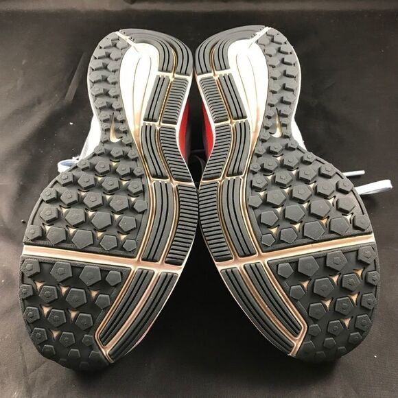 XLNT NIKE Air Zoom Pegasus 34 Ice Blue Crimson Womens 7 US 38 EUR running shoes - Picture 2 of 11